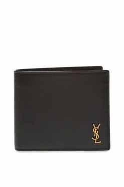 Saint Laurent BLACK Logo wallet