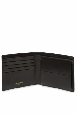 Saint Laurent BLACK Logo wallet