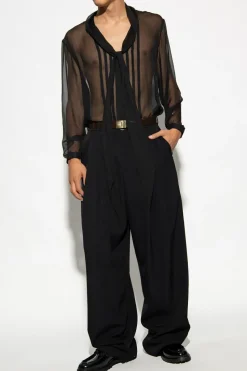 Saint Laurent BLACK Loose-fitting trousers