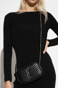 Saint Laurent BLACK ‘Lou Mini’ shoulder bag