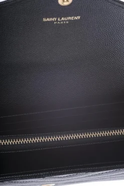 Saint Laurent BLACK 'Monogram' Wallet