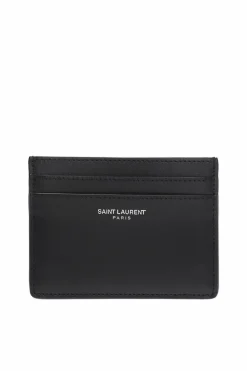 Saint Laurent BLACK 'Monogram' card case