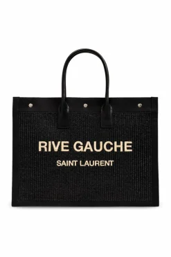 Saint Laurent BLACK ‘Noe Rive Gauche’ shopper bag
