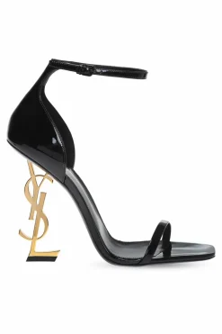 Saint Laurent BLACK 'Opyum' heeled sandals