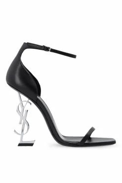 Saint Laurent BLACK 'Opyum' heeled sandals