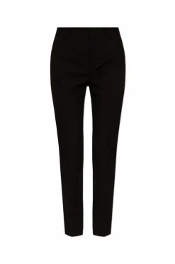 Saint Laurent BLACK Pleat-front trousers