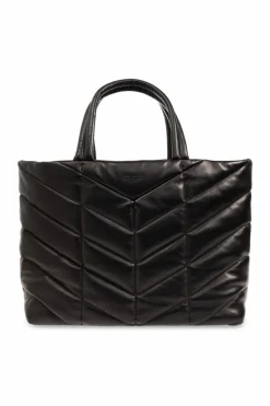 Saint Laurent BLACK ‘Puffer’ shopper bag