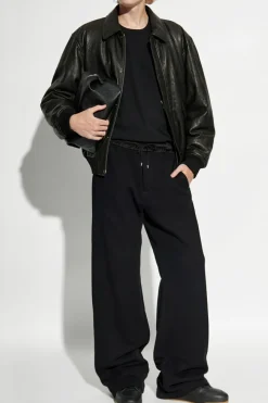 Saint Laurent BLACK Round Neck T-Shirt