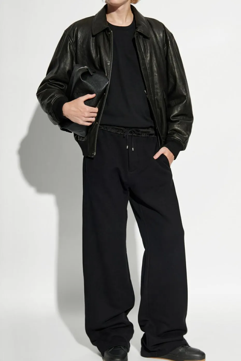 Saint Laurent BLACK Round Neck T-Shirt