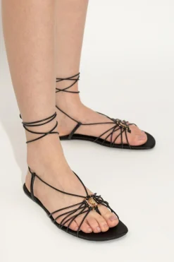 Saint Laurent BLACK Sandals Babylone