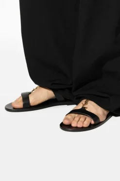 Saint Laurent BLACK Sandals Cassandre