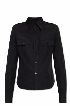 Saint Laurent BLACK Shirt with pockets