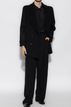 Saint Laurent BLACK Short coat