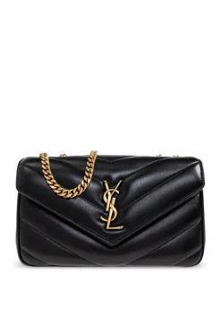 Saint Laurent BLACK Shoulder bag āLoulou Smallā