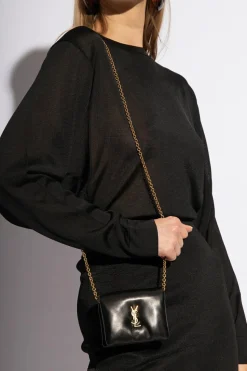 Saint Laurent BLACK Shoulder wallet