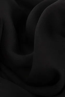 Saint Laurent BLACK Silk scarf