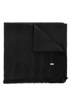 Saint Laurent BLACK Silk scarf