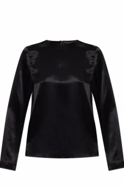 Saint Laurent BLACK Silk top