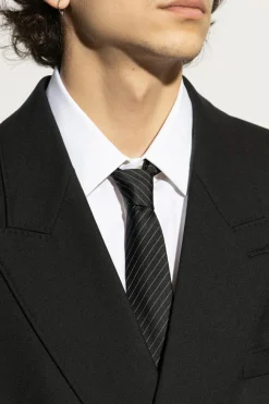 Saint Laurent BLACK Silk tie