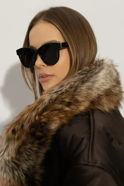Saint Laurent BLACK ‘SL M107/K’ sunglasses