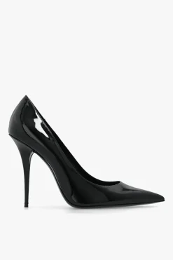 Saint Laurent BLACK Stiletto pumps in patent leather