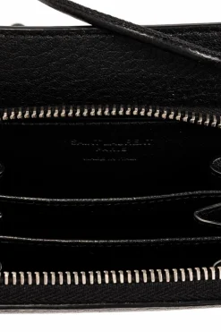 Saint Laurent BLACK Strapped wallet