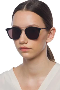 Saint Laurent BLACK Sunglasses with a logo