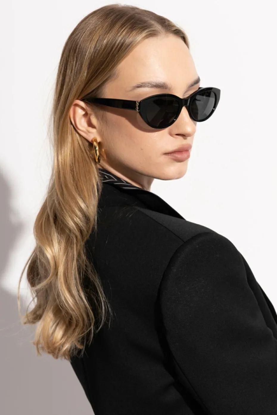Saint Laurent BLACK Sunglasses SL M148