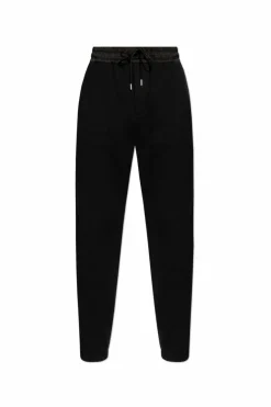 Saint Laurent BLACK Sweatpants with logo