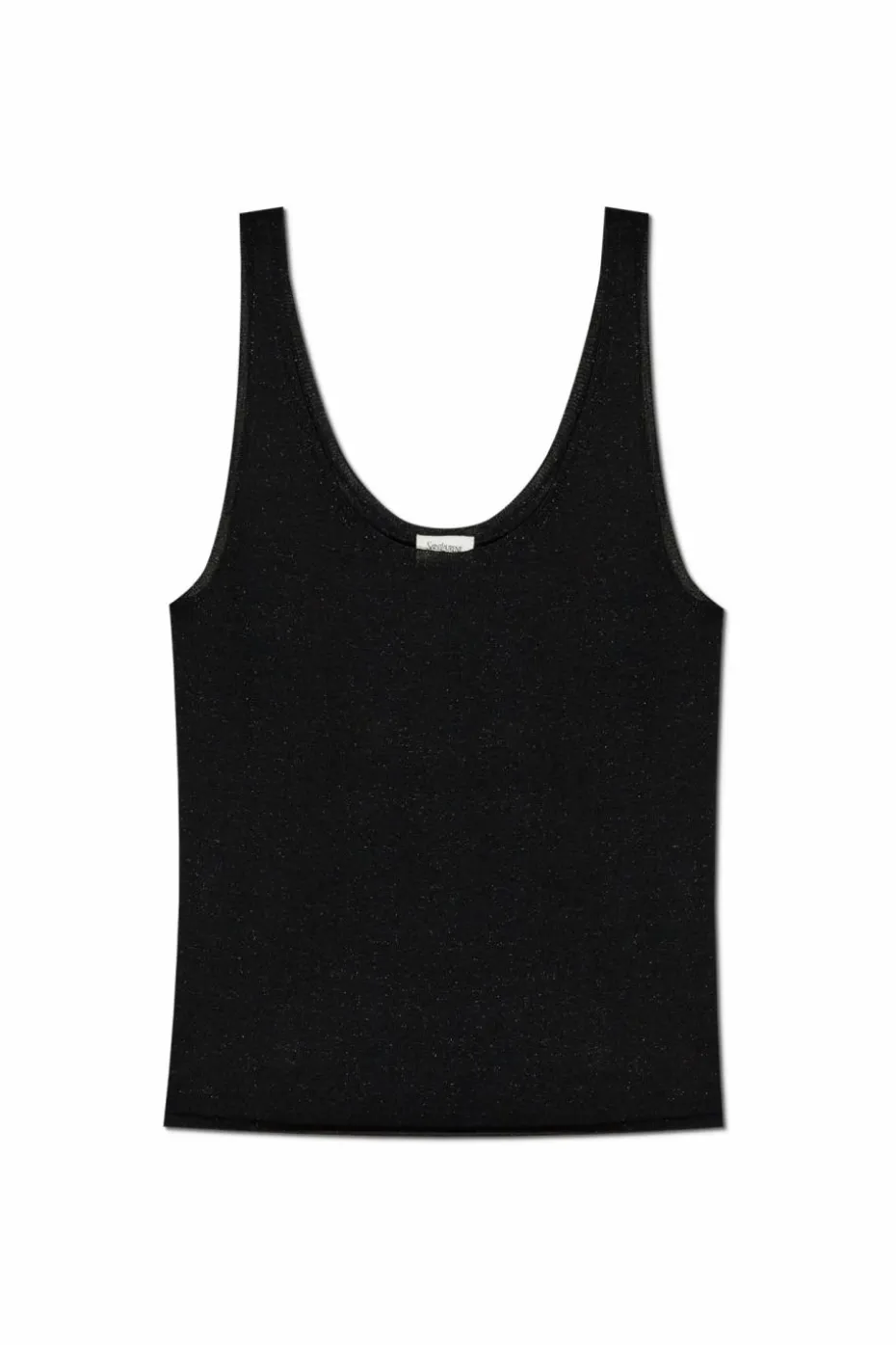 Saint Laurent BLACK Top with lurex thread