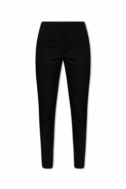 Saint Laurent BLACK Trousers with side stripes