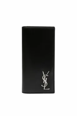 Saint Laurent BLACK Wallet with logo
