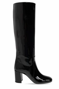 Saint Laurent BLACK ‘Who’ heeled boots