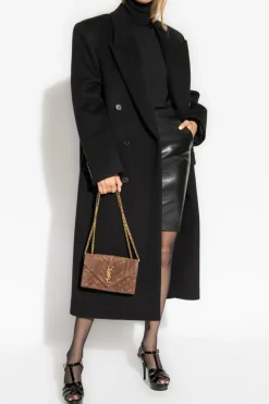 Saint Laurent BLACK Wool turtleneck top