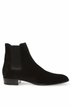Saint Laurent BLACK āWyattā chelsea boots
