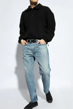 Saint Laurent BLUE Distressed Jeans