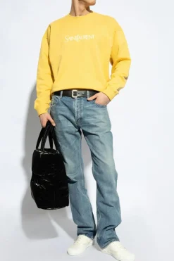 Saint Laurent BLUE Jeans with abrasions