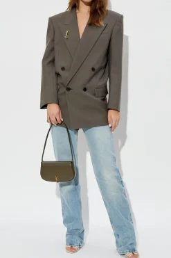 Saint Laurent BLUE Jeans with vintage effect