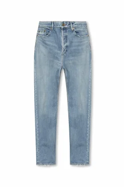 Saint Laurent BLUE Jeans with logo patch