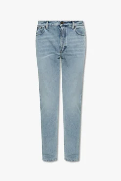 Saint Laurent BLUE Mid-rise waist