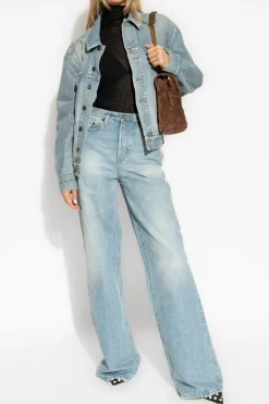Saint Laurent BLUE Oversize denim jacket