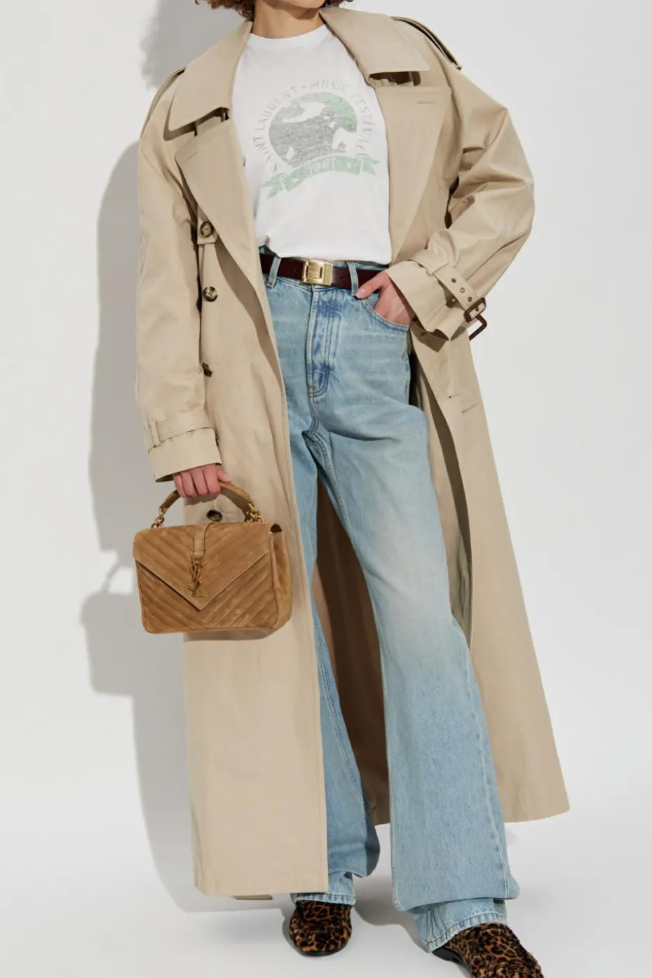 Saint Laurent BLUE Straight leg jeans