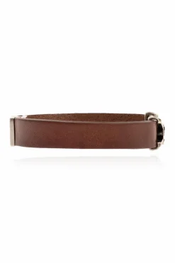 Saint Laurent BROWN Bracelet with logo