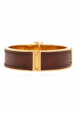 Saint Laurent BROWN ‘Cassandre’ bracelet