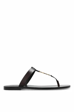 Saint Laurent BROWN āCassandreā slides