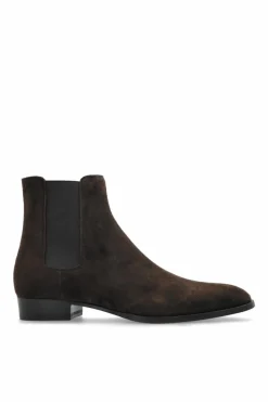 Saint Laurent BROWN Chelsea boots Wyatt