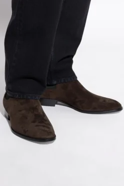 Saint Laurent BROWN Chelsea boots Wyatt