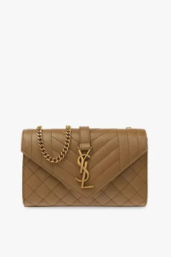 Saint Laurent BROWN āEnvelope Smallā shoulder bag