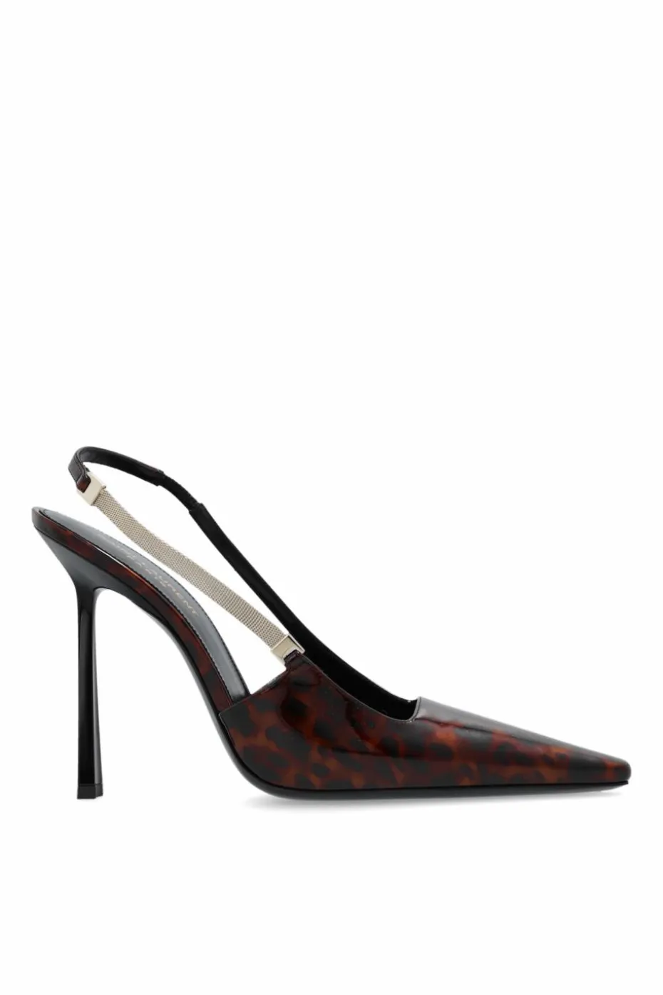 Saint Laurent BROWN Heels with animal motif