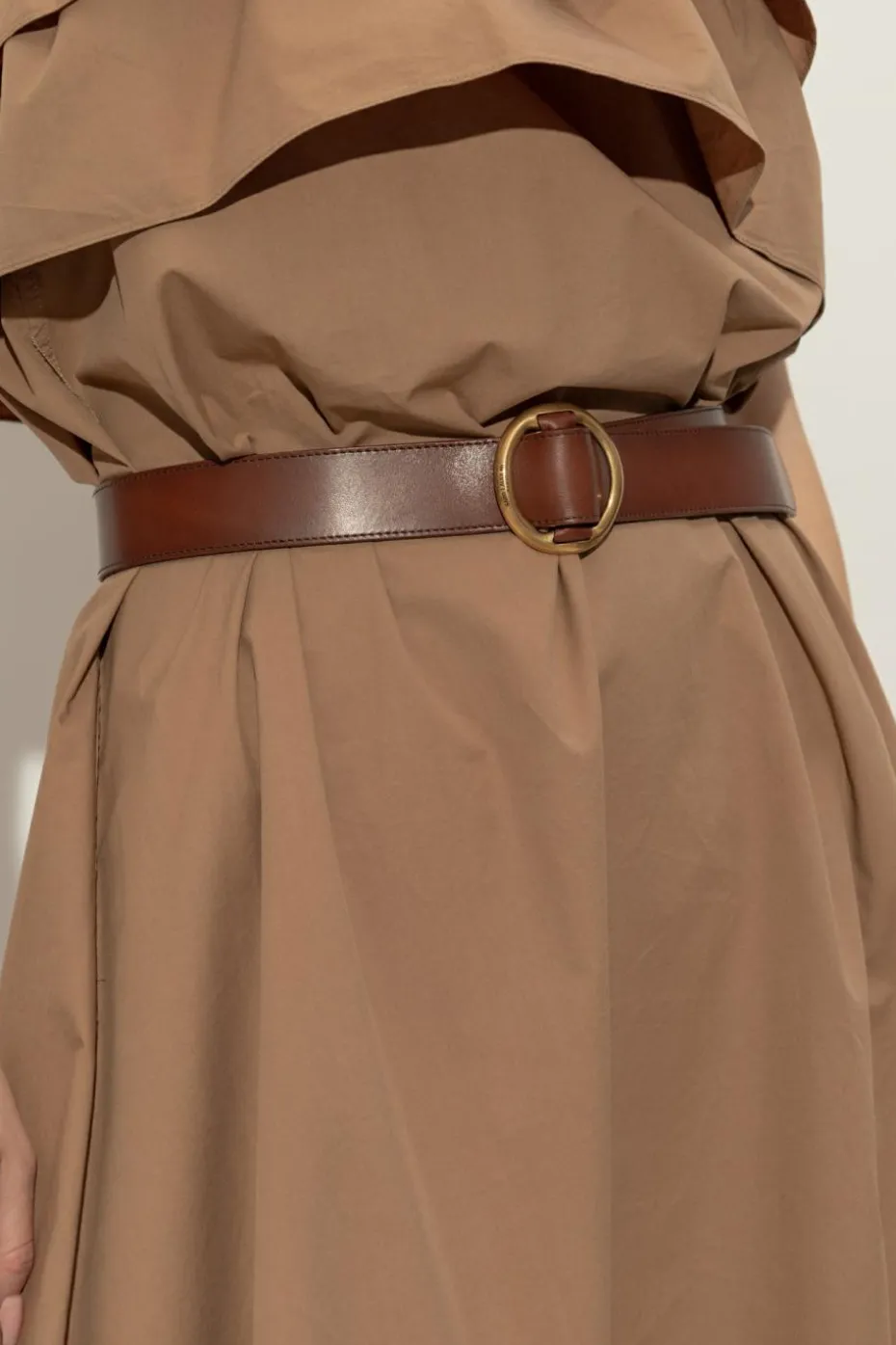 Saint Laurent BROWN Leather belt